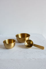 BRASS COFFEE MEASURING SPOON