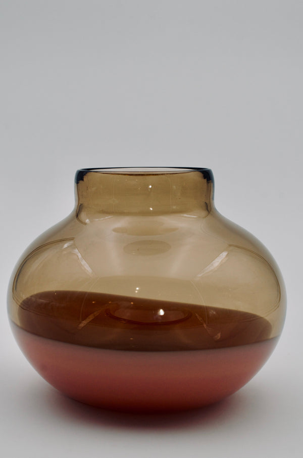 DUALIS HAND BLOWN GLASS VASE - 0