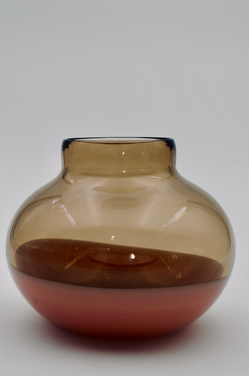 DUALIS HAND BLOWN GLASS VASE - 0