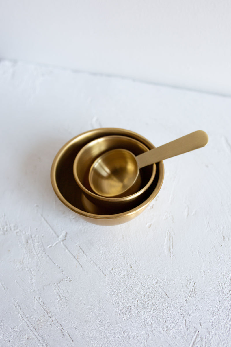 BRASS COFFEE MEASURING SPOON