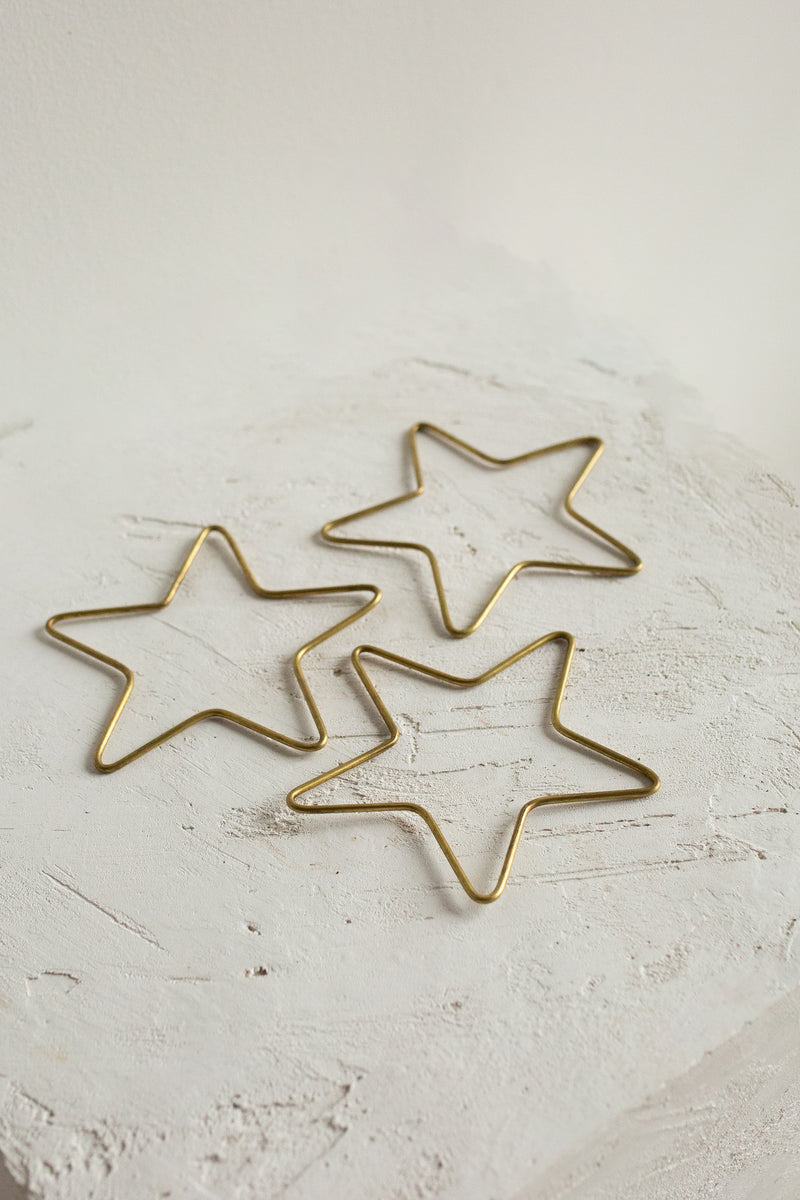 BRASS WIRE STAR