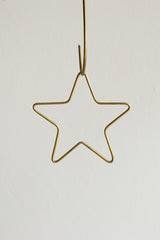 BRASS WIRE STAR