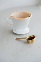 BRASS COFFEE MEASURING SPOON