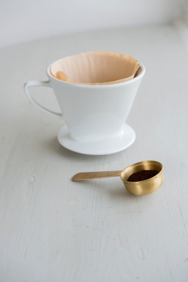 BRASS COFFEE MEASURING SPOON