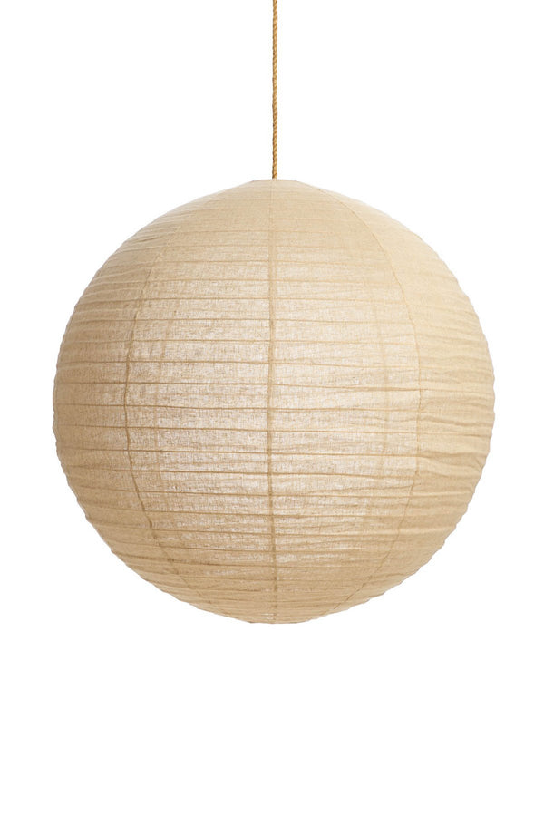 CLOUD LINEN ROUND PENDANT IN TAUPE | Imprint House